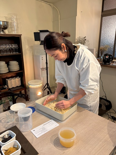 Miso Making: A hands-on workshop to learn about fermentation.