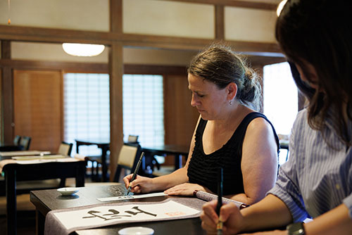 Traditional Japanese Calligraphy Experience and Naming Ceremony