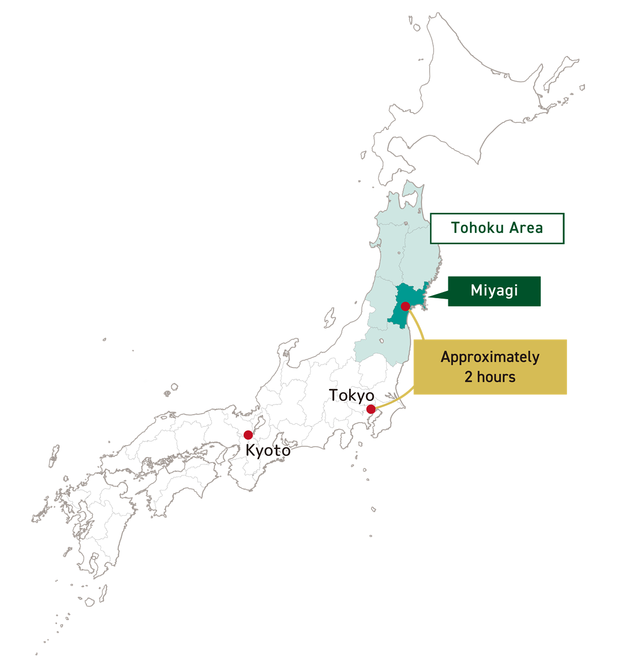 Tohoku wellness map: 2 hours from Tokyo